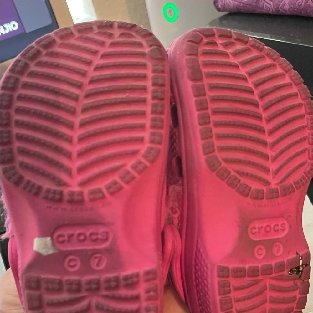 Crocs Kids Unicorn with Furry Accents